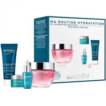 Biotherm Aquasource Set (crema de día, 50 ml, sérum facial, 7 ml, crema para ojos, 5 ml y crema de noche, 20 ml), 1 unidad