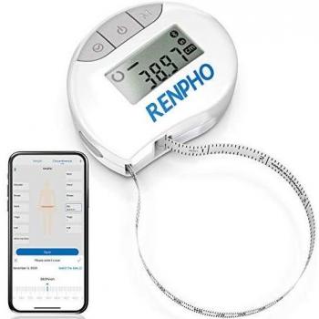RENPHO Cinta Métrica Inteligente con Aplicación Cintas Métricas Bluetooth