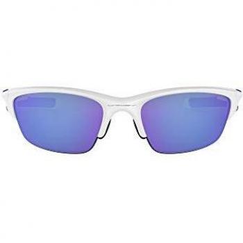 Oakley Half Jacket 2.0 - Gafas de Ciclismo Unisex, Color Blanco Perla/Morado Iridio, Modelo OO9144 914408