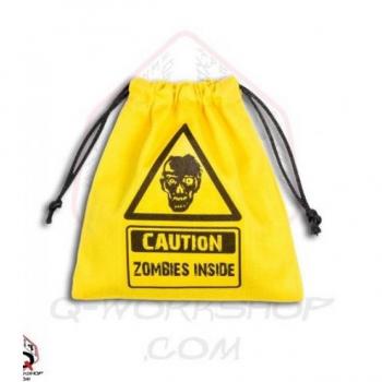 Q-workshop BZOM101 Caja de almacenamiento para juegos de mesa, tipo accesorio, color amarillo, diseñada para guardar dados y otros componentes de juegos