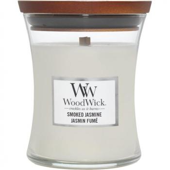 Vela Perfumada Woodwick Smoked Jasmine 275 g con Mecha de Madera
