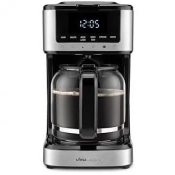 Cafetera de Goteo Programable Ufesa Ariccia 14 Tazas 900W con Pantalla Táctil y Jarra de Cristal Antigoteo