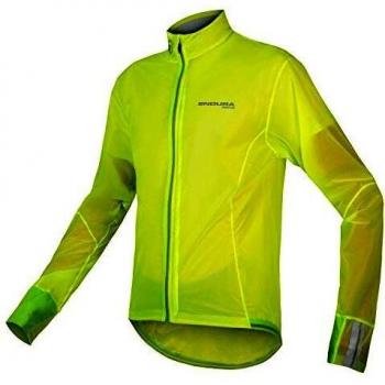Chaqueta impermeable Endura FS260-Pro Adrenaline Race II amarillo flúor para ciclismo hombre, talla S