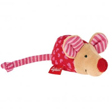 Sigikid 49136 - Sonajero con diseño de ratón para bebé, color rosa