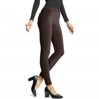 LEGGING HUE CORDUROY, COLOR EXPRESSO, TALLA XS