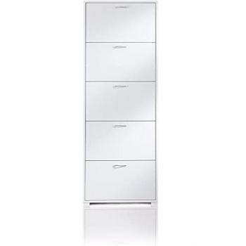 Zapatero Slim Individual 5 Puertas Blanco