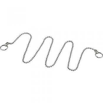 Cadena perlada para tapón de desagüe de goma - 2 anillos, longitud 700 mm