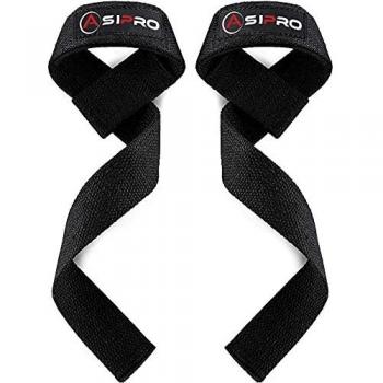 ASIPRO Correas Levantamiento de Pesas, Straps Gym Agarraderas Gym, para Gimnasio, Fitness, Culturismo Weight Lifting Straps Powerlifting para Mujeres y Hombres
