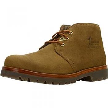 BOTA PANAMA 44 Marrón de Cuero Genuino con Suela Resistente