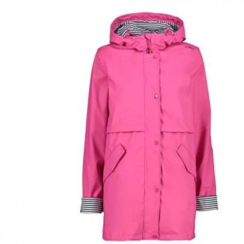 CMP Women's Pink Rain Jacket with Hood D44