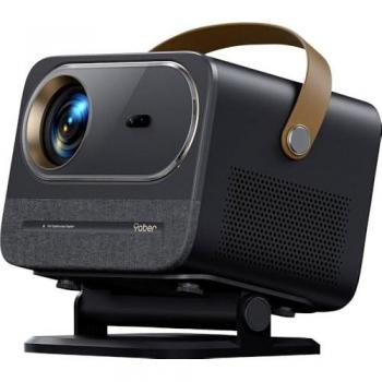 Proyector Yaber U12 Full HD 1080p, 700 lúmenes, Autofocus, Soporte Dolby Audio, Gimbal pivotante, Sistema operativo Linux
