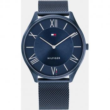 Tommy Hilfiger Becker 1710514 Reloj para Hombre Analógico de Acero Inoxidable Color Azul