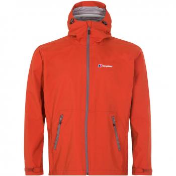 berghaus Deluge Pro - Chaqueta Impermeable para Hombre, Hombre, Color Ketchup, tamaño Small