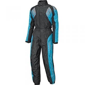Held Lluvia combinado Flood Negro Azul con inserciones reflectantes