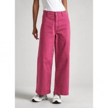 Pantalón culotte de mujer tiro alto con bolsillos traseros