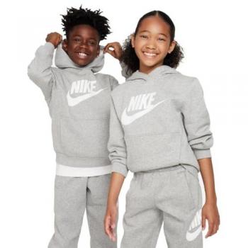 Nike Sportswear Club Fleece Hoodie for Kids - Unisex - Gray - Size S