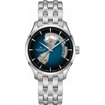 Hamilton Jazzmaster Open Heart Automatic Men's Watch 40mm - Blue/Silver