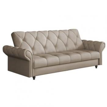 Sofá-cama Columbus 209 con caja de ropa de cama, dimensiones 240 x 90 x 90 cm, modelo Paros 2