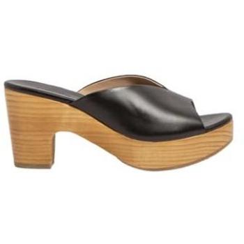 Zuecos de piel Neosens para mujer S3274 negros con tacón de 8cm - Casual 2024