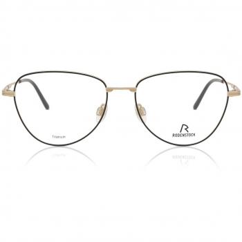 Rodenstock R7104 A Armazones y Lentes Recetados para Mujer Negros 52