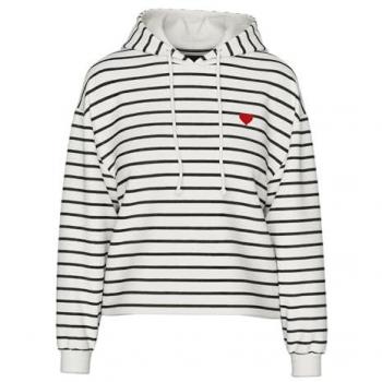 Women's Striped Hoodie Pieces Chilli