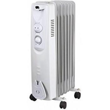 Radiador Eléctrico de Aceite con 07 Elementos, 1500W - Vivahogar VH62798