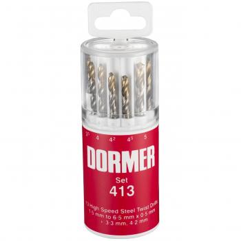 Dormer A094413 Jobber Drill Set, Set of 13