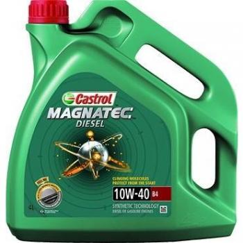 Aceite de motor CASTROL Magnatec DIESEL 10W40 4L - Aceite de motor sintético, viscosidad 10W40, diseñado para motores diésel, tecnología de moléculas inteligentes que se adhieren a