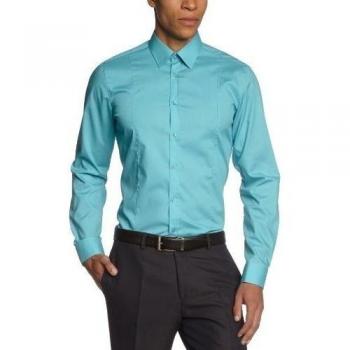 Venti - Camisa para hombre, talla 3XL, color azul turquesa 157