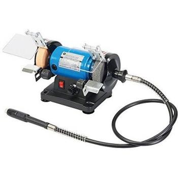Silverline Tools 268953 - Mini amoladora de banco 75 mm, 120 W