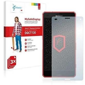 3x Vikuiti MySafeDisplay Protector de Pantalla DQCT130 de 3M para Sony Xperia Z3 Compact D5833