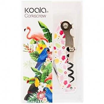 Koala Internacional Hosteleria Flamingos Sacacorchos, Acero incox, Multicolor