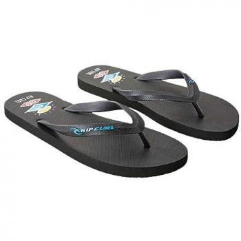 Rip Curl Chanclas Icons Of Surf Bloom - Chanclas para hombre, modelo abierto, color negro, talla 39