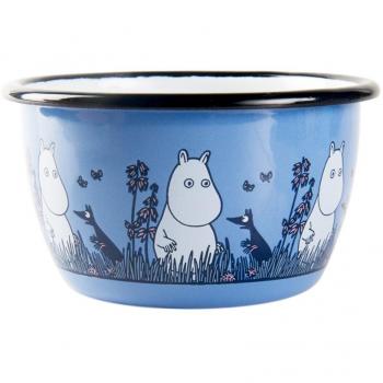 Muurla Amigos, Moomin Cuenco 3 Cl, esmaltada, Azul, 10 x 10 x 10 cm
