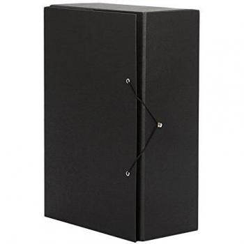 Pardo 879655 - Carpeta de proyectos con gomas, 150 mm, color negro