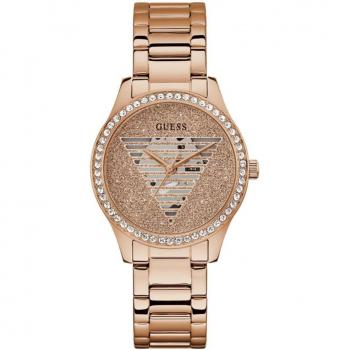 Reloj de mujer Guess Lady Idol GW0605L3 de acero inoxidable y correa en oro rosa