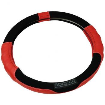 Sparco SPC1108RS Funda de Volante Universal Color Rojo para Coche
