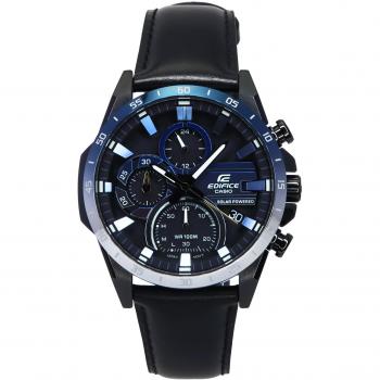 Casio Edifice Nighttime Drive Series Solar Black Dial Men's Analog Chronograph Watch 100M EQS-940NL-1A