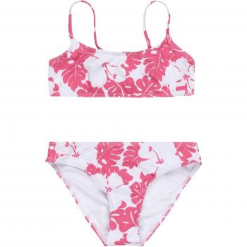 Bikini bralette de niños Roxy Totally Iconic rosa blanco 14