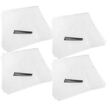 20x Bolsa Recogida Virutas Reemplazo Festool ENS-VA-20/10 - Set de Bolsas Aspiradoras de Polietileno Transparentes