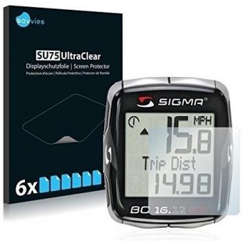 savvies Protector Pantalla Compatible con Sigma BC 16.12 STS