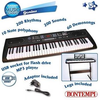 Bontempi 16 6125 Instrumento Musical de Juguete Piano Juguete Musical - Juguetes Musicales