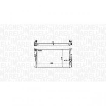 Radiador de refrigeración del motor MAGNETI MARELLI 350213155100
