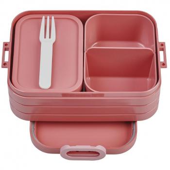 Fiambrera Bento Midi Toma un Descanso - Malva Vivo