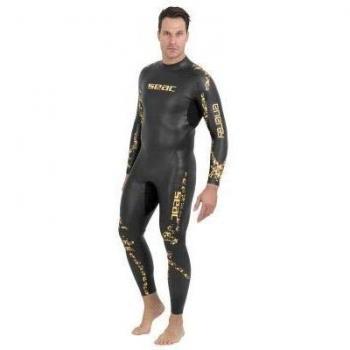 Traje de Neopreno Energy 2 mm para Hombre - Ultraelástico, Negro, Talla XL