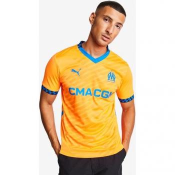 Camiseta de Manga Corta Tercera Equipación Olympique Marseille Hombre Puma - Naranja - Talla: XS - Poly Woven