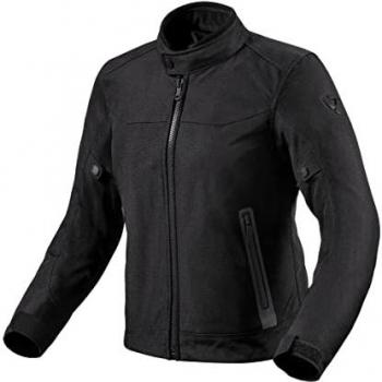 Chaqueta textil para motocicletas REV'IT! Shade H2O Negra para Mujer