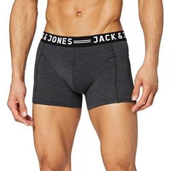 Jack & Jones Men's Slim Fit Basic Grey Boxer Shorts