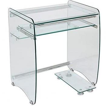 Mesa de Ordenador Cristal