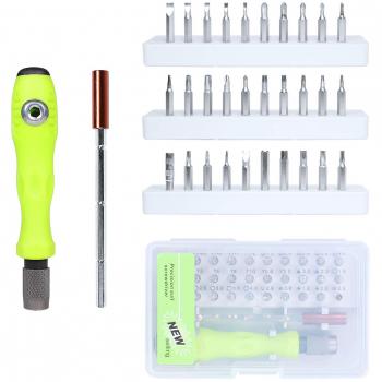 Gocheer 32 en 1 mini juego profesional destornilladores de precisión para electricistas kit de destornilladores magnéticos para Gafas, Smartphones, iPad, Tableta, Móvil, PC, Computadora Portátil